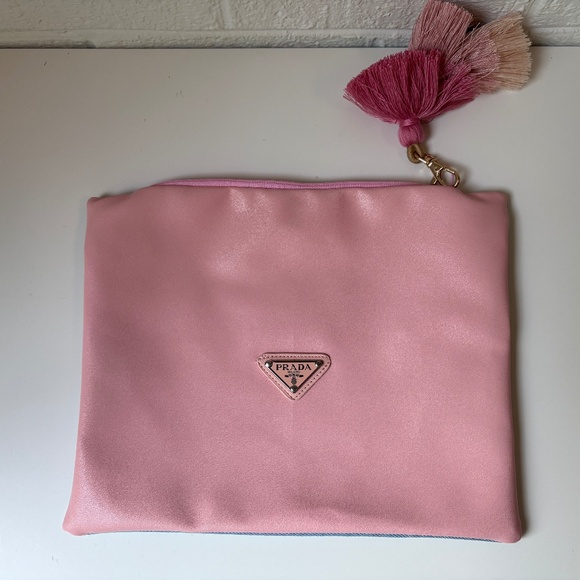 Designer Pink and Blue Bag (NWOT) - Picture 1 of 2